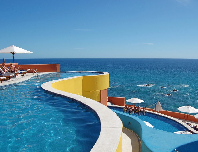 Ocean view from hotel pool